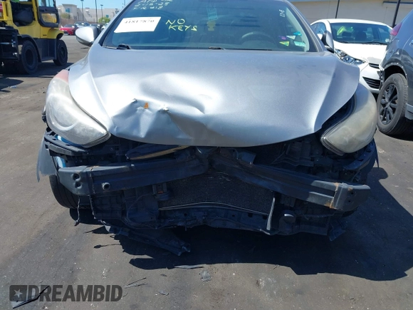 2012 Hyundai Elantra Limited with VIN KMHDH4AE5CU388816, listed as a IAAI auction lot 41817870 with 136,547 mi miles. Bid and sale history available at carsss.com. Image 6.