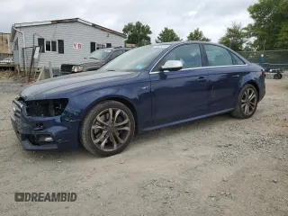 2014 Audi S4 Premium Plus with VIN WAUBGAFL2EA056306, listed as a Copart auction lot 71521274 with 134,656 mi miles and Salvage Title. Bid and sale history available at carsss.com. Image 1.