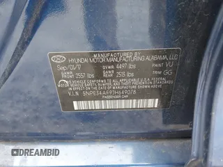 2018 Hyundai Sonata SEL with VIN 5NPE34AF9JH649078, listed as a IAAI auction lot 40996756 with 87,880 mi miles and . Bid and sale history available at DreamBid. Image 9.