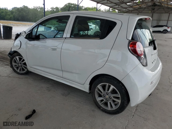 2015 Chevrolet Spark EV LT with VIN KL8CL6S0XFC704517, listed as a Copart auction lot 61424034 with 57,413 mi miles and Salvage Title. Bid and sale history available at carsss.com. Image 2.
