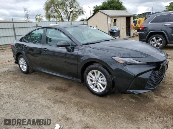 2025 Toyota Camry LE with VIN 4T1DAACK8SU099417, listed as a Copart auction lot 54768505 with 3,859 mi miles and Clean Title. Bid and sale history available at DreamBid. Image 4.