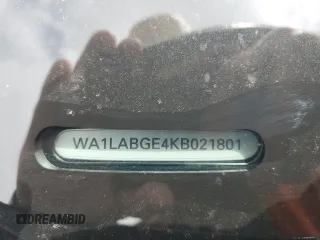2019 Audi e-tron Premium Plus с VIN WA1LABGE4KB021801, выставлен на аукционе Copart как лот 59353315 с пробегом 59 215 миль миль и Списание • Salvage title. История ставок и продаж доступна на DreamBid. Изображение 14.