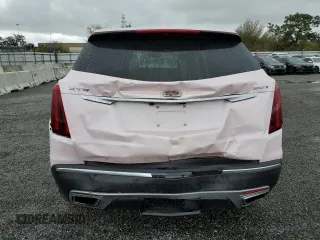 2023 Cadillac XT5 FWD Premium Luxury with VIN 1GYKNCR46PZ159140, listed as a Copart auction lot 45050085 with 28,231 mi miles and Non Repairable. Bid and sale history available at carsss.com. Image 6.