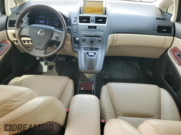 2010 Lexus HS 250h with VIN JTHBB1BA0A2013222, listed as a Copart auction lot 48545035 with 133,462 mi miles and Salvage Title. Bid and sale history available at DreamBid. Image 8.