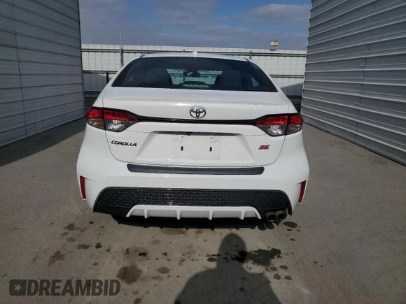 2021 Toyota Corolla SE with VIN 5YFS4MCE3MP072639, listed as a Copart auction lot 54574045 with 67,606 mi miles and Clean Title. Bid and sale history available at DreamBid. Image 6.