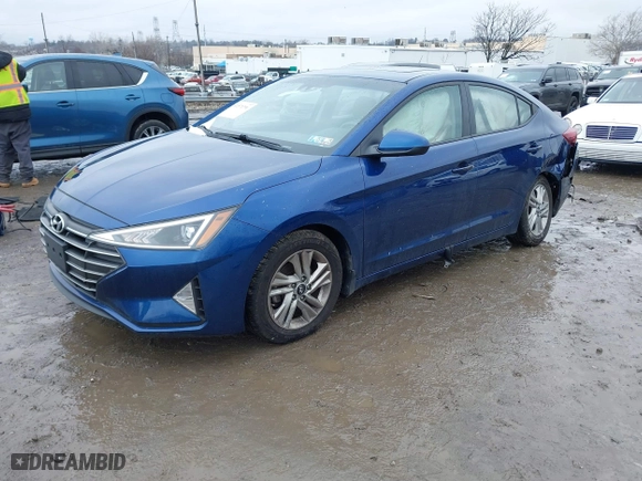 2020 Hyundai Elantra SEL with VIN 5NPD84LF8LH530144, listed as a IAAI auction lot 41571390 with 53,880 mi miles. Bid and sale history available at carsss.com. Image 18.