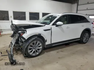 2024 Mazda CX-90 3.3 Turbo Premium with VIN JM3KKDHD8R1101691, listed as a Copart auction lot 63206774 with 9,717 mi miles and Salvage Title. Bid and sale history available at carsss.com. Image 1.