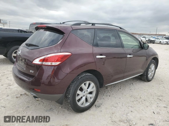 2013 Nissan Murano S with VIN JN8AZ1MU5DW206712, listed as a Copart auction lot 86338434 with 118,819 mi miles and Clean Title. Bid and sale history available at carsss.com. Image 3.
