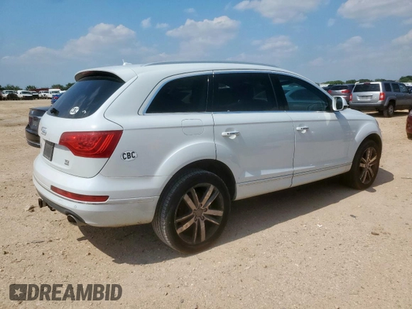2013 Audi Q7 Prestige with VIN WA1VMBFE5DD003039, listed as a Copart auction lot 58448535 with 159,677 mi miles and Clean title. Bid and sale history available at DreamBid. Image 3.