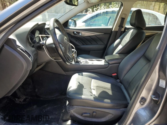2015 Infiniti Q50 Premium with VIN JN1BV7AR1FM423058, listed as a Copart auction lot 52195215 with 94,797 mi miles and Clean Title. Bid and sale history available at carsss.com. Image 7.