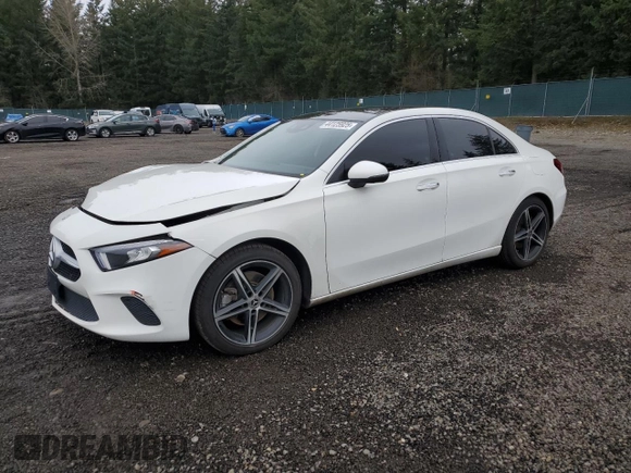 2019 Mercedes-Benz A 220 with VIN WDD3G4FB0KW000546, listed as a Copart auction lot 44125925 with 64,937 mi miles and Salvage Title. Bid and sale history available at DreamBid. Image 1.