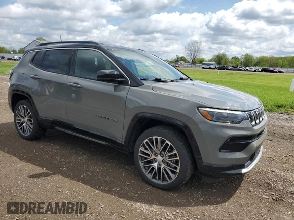 2023 Jeep Compass Limited с VIN 3C4NJDCNXPT521564, выставлен на аукционе Copart как лот 55435725 с пробегом 19 956 миль миль и Списание • Salvage title. История ставок и продаж доступна на DreamBid. Изображение 4.