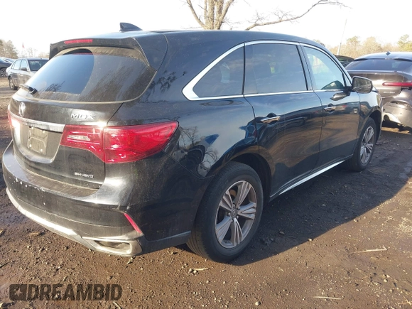 2020 Acura MDX with VIN 5J8YD4H32LL002575, listed as a IAAI auction lot 41908182 with 78,452 mi miles. Bid and sale history available at carsss.com. Image 4.