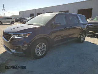 2024 Kia Carnival LX with VIN KNDNB4H34R6444160, listed as a Copart auction lot 43718485 with 12,153 mi miles and Salvage Title. Bid and sale history available at carsss.com. Image 1.