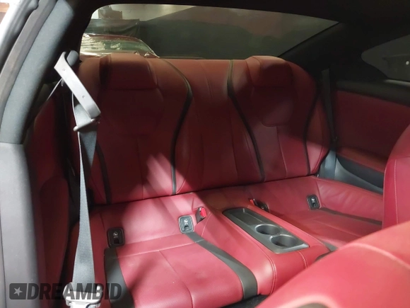 2022 Infiniti Q60 Red Sport 400 with VIN JN1FV7LL4NM681132, listed as a IAAI auction lot 40733343 with 14,309 mi miles and . Bid and sale history available at DreamBid. Image 8.