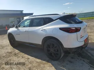 2020 Chevrolet Blazer RS z VIN 3GNKBKRS7LS693835, wystawiony jako Copart lot #56047675 z przebiegiem 62 752 mil mil oraz Szkoda całkowita • Salvage title. Historia ofert i sprzedaży dostępna na DreamBid. Obrazek 2.