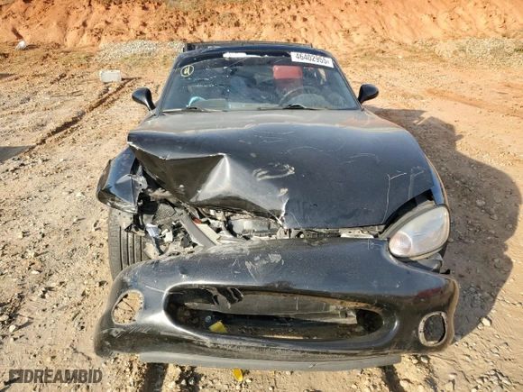 1999 Mazda MX-5 Miata with VIN JM1NB3536X0129567, listed as a Copart auction lot 46402955 with 191,421 mi miles and Salvage Title. Bid and sale history available at carsss.com. Image 5.