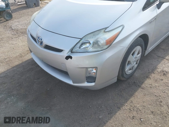 2010 Toyota Prius II with VIN JTDKN3DU2A0177269, listed as a IAAI auction lot 42054352 with 158,613 mi miles. Bid and sale history available at carsss.com. Image 6.