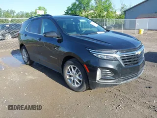 2022 Chevrolet Equinox LT z VIN 3GNAXKEV0NL166990, wystawiony jako IAAI lot #42281701 z przebiegiem 50 687 mil mil oraz . Historia ofert i sprzedaży dostępna na DreamBid. Obrazek 1.