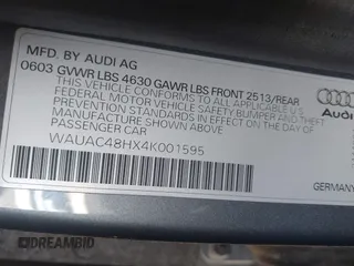 2004 Audi A4 1.8T с VIN WAUAC48HX4K001595, выставлен на аукционе IAAI как лот 42496001 с пробегом 68 887 миль миль и . История ставок и продаж доступна на DreamBid. Изображение 9.