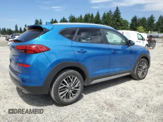 2020 Hyundai Tucson Limited z VIN KM8J3CALXLU227937, wystawiony jako Copart lot #60538825 z przebiegiem 40 061 mil mil oraz Szkoda całkowita • Salvage title. Historia ofert i sprzedaży dostępna na DreamBid. Obrazek 3.