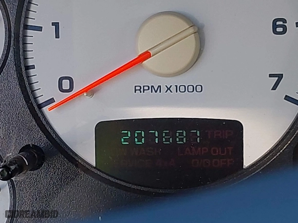 2003 Dodge Ram 1500 ST with VIN 1D7HA16D73J638363, listed as a IAAI auction lot 41421656 with 207,687 mi miles. Bid and sale history available at carsss.com. Image 7.