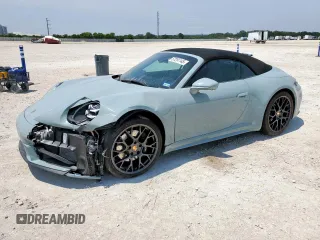 2025 Porsche 911 Carrera z VIN WP0CA2A93SS235082, wystawiony jako Copart lot #57291145 z przebiegiem 3 450 mil mil oraz Szkoda całkowita • Salvage title. Historia ofert i sprzedaży dostępna na DreamBid. Obrazek 1.