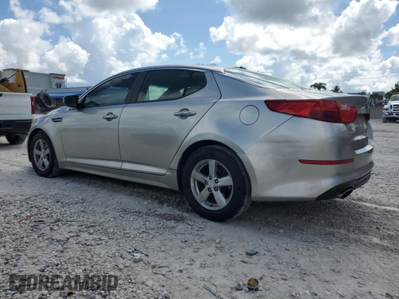 2015 Kia Optima LX with VIN 5XXGM4A79FG449996, listed as a Copart auction lot 62455305 with 106,608 mi miles and Clean title. Bid and sale history available at DreamBid. Image 2.
