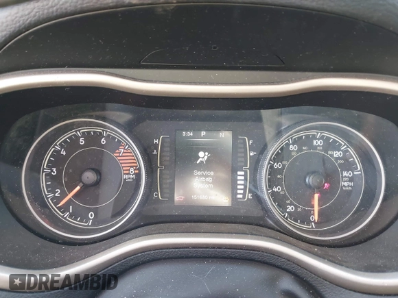 2016 Jeep Cherokee Sport with VIN 1C4PJLAS4GW329417, listed as a IAAI auction lot 41355231 with 151,680 mi miles. Bid and sale history available at carsss.com. Image 7.