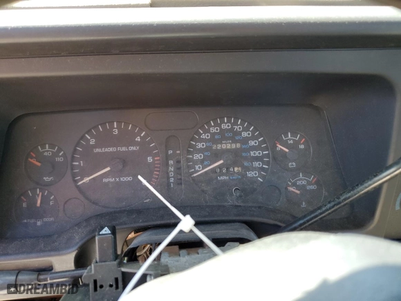 1995 Dodge Ram 1500 with VIN 3B7HC13Z3SG707473, listed as a Copart auction lot 77625584 with 220,298 mi miles and Clean Title. Bid and sale history available at carsss.com. Image 9.