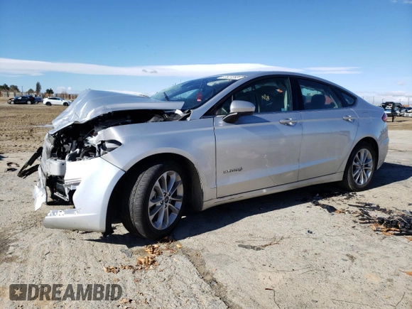 2019 Ford Fusion Hybrid SE with VIN 3FA6P0LU6KR220739, listed as a Copart auction lot 37527283 with 0 mi miles. Bid and sale history available at carsss.com. Image 1.