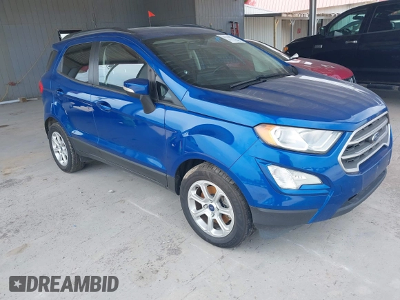 2018 Ford EcoSport SE with VIN MAJ3P1TE7JC159075, listed as a IAAI auction lot 42114135 with 73,154 mi miles and . Bid and sale history available at DreamBid. Image 1.