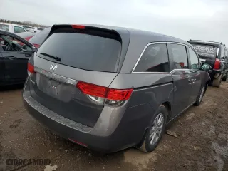 2014 Honda Odyssey EX with VIN 5FNRL5H46EB025271, listed as a Copart auction lot 49872725 with 80,321 mi miles and Salvage Title. Bid and sale history available at carsss.com. Image 3.