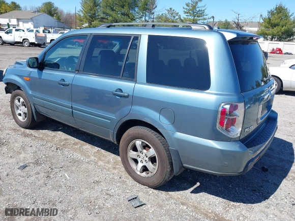 2006 Honda Pilot EX-L with RES with VIN 2HKYF18626H505792, listed as a IAAI auction lot 41861686 with 180,551 mi miles. Bid and sale history available at carsss.com. Image 3.