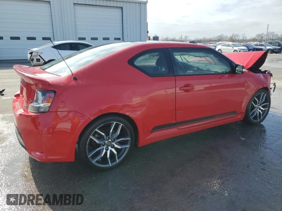 2014 Scion tC with VIN JTKJF5C76E3074921, listed as a Copart auction lot 43088455 with 230,589 mi miles and Salvage Title. Bid and sale history available at carsss.com. Image 3.