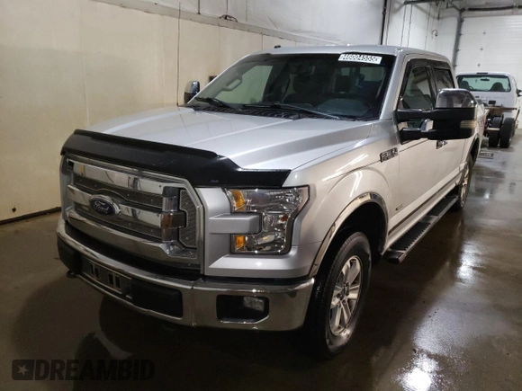 2017 Ford F-150 XL with VIN 1FTEW1EG8HKD36107, listed as a Copart auction lot 46004555 with 129,387 mi miles and Clean Title. Bid and sale history available at carsss.com. Image 1.
