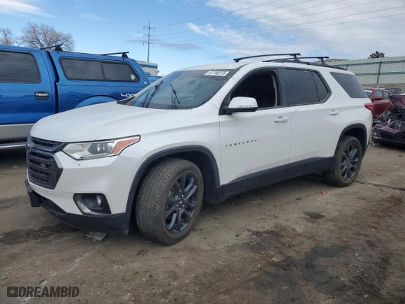 2019 Chevrolet Traverse RS with VIN 1GNERJKXXKJ241712, listed as a Copart auction lot 87760275 with 0 mi miles and Salvage Title. Bid and sale history available at carsss.com. Image 1.