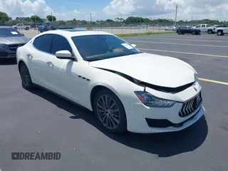 2021 Maserati Ghibli S Q4 with VIN ZAM57YTA4M1357696, listed as a IAAI auction lot 42476034 with 37,200 mi miles and . Bid and sale history available at DreamBid. Image 1.
