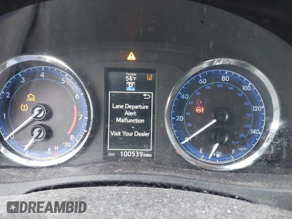 2017 Toyota Corolla L with VIN 2T1BURHE4HC781186, listed as a IAAI auction lot 41957711 with 100,539 mi miles and . Bid and sale history available at DreamBid. Image 7.