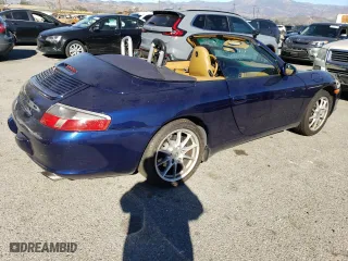 2003 Porsche 911 Carrera with VIN WP0CA29993S653412, listed as a Copart auction lot 85146114 with 50,130 mi miles and Salvage Title. Bid and sale history available at carsss.com. Image 3.