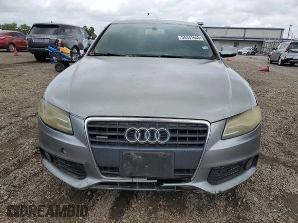 2011 Audi A4 Premium Plus with VIN WAUFFAFL4BA098850, listed as a Copart auction lot 54441645 with 145,293 mi miles and Salvage title. Bid and sale history available at DreamBid. Image 5.