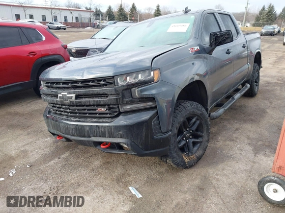 2021 Chevrolet Silverado 1500 LT Trail Boss with VIN 1GCPYFED3MZ310697, listed as a IAAI auction lot 41665486 with 50,335 mi miles and . Bid and sale history available at DreamBid. Image 17.
