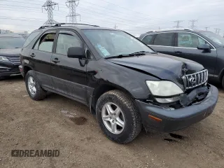 2001 Lexus RX 300 with VIN JTJHF10U610203659, listed as a Copart auction lot 41648775 with 194,629 mi miles and Salvage Title. Bid and sale history available at carsss.com. Image 4.