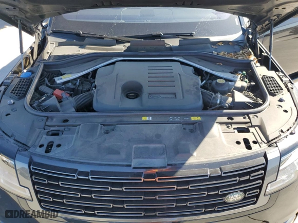 2023 Land Rover Range Rover SE with VIN SALKPBFU2PA017373, listed as a Copart auction lot 79711824 with 22,619 mi miles and Salvage Title. Bid and sale history available at carsss.com. Image 12.