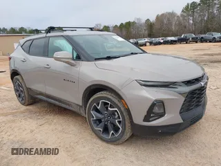 2021 Chevrolet Blazer RS z VIN 3GNKBERS4MS508899, wystawiony jako IAAI lot #41728853 z przebiegiem 77 481 mil mil oraz . Historia ofert i sprzedaży dostępna na DreamBid. Obrazek 1.