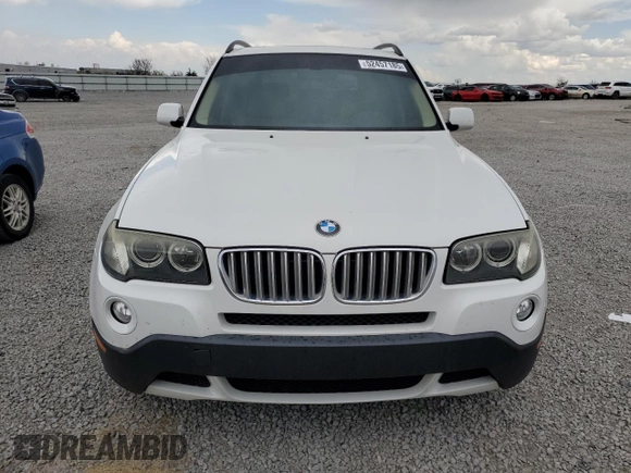 2008 BMW X3 3.0si with VIN WBXPC93468WJ16775, listed as a Copart auction lot 52457185 with 131,275 mi miles and Salvage Title. Bid and sale history available at DreamBid. Image 5.