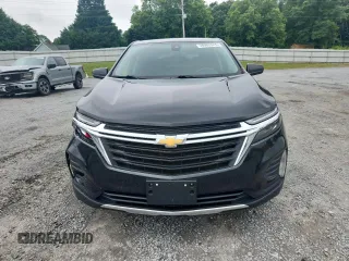 2022 Chevrolet Equinox LT with VIN 3GNAXUEV0NL240968, listed as a Copart auction lot 58982045 with 62,637 mi miles and Salvage title. Bid and sale history available at DreamBid. Image 5.