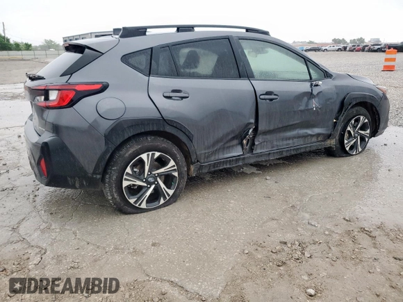 2024 Subaru Crosstrek Premium with VIN JF2GUADC5RH326616, listed as a Copart auction lot 55283335 with 16,872 mi miles and Salvage title. Bid and sale history available at DreamBid. Image 3.