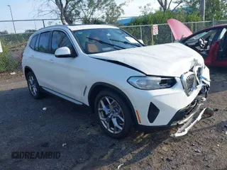 2024 BMW X3 sDrive30i with VIN WBX47DP0XRN314770, listed as a IAAI auction lot 41621356 with 1,885 mi miles and . Bid and sale history available at DreamBid. Image 1.