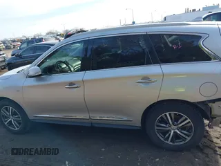 2017 Infiniti QX60 with VIN 5N1DL0MN6HC516190, listed as a IAAI auction lot 41502843 with 150,000 mi miles and . Bid and sale history available at DreamBid. Image 15.
